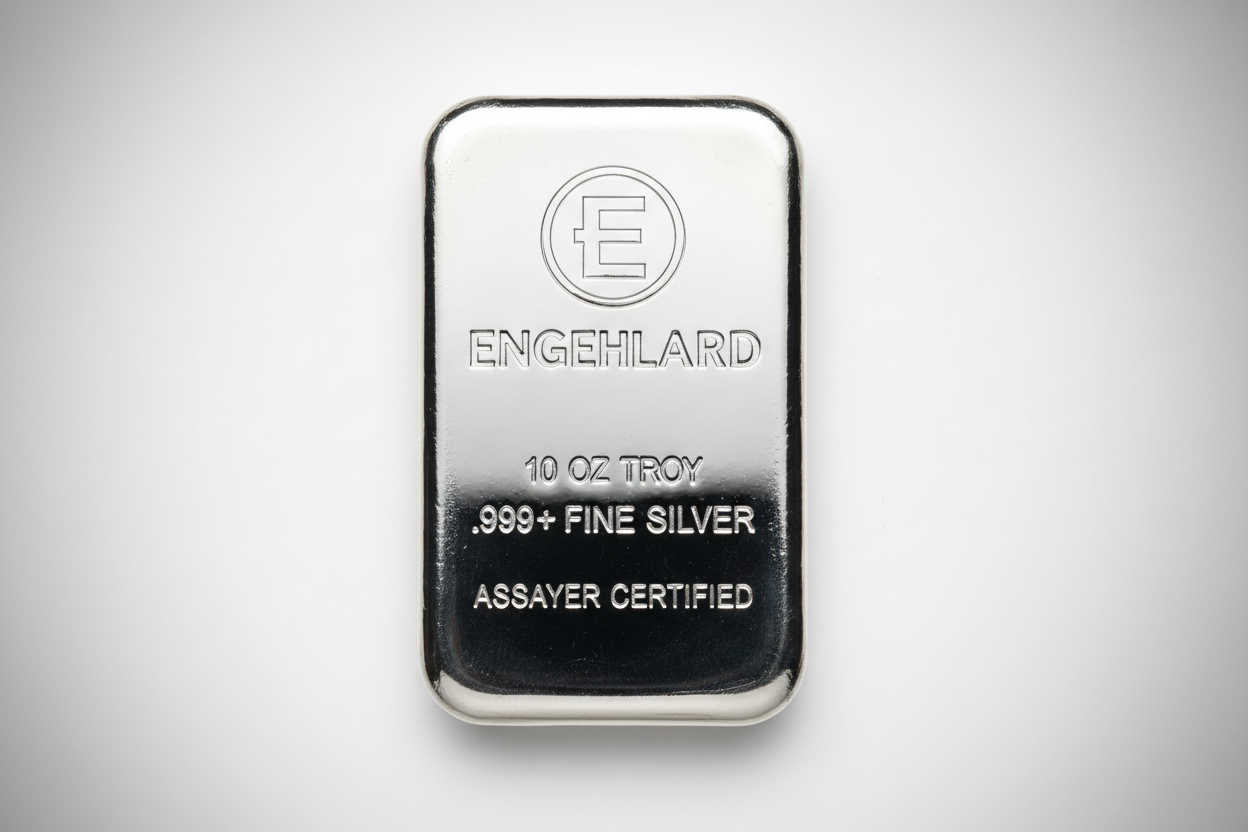 Engelhard Silver Bar - Clean Modern